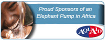 we have become the proud sponsors of an Elephant Pump in Africa